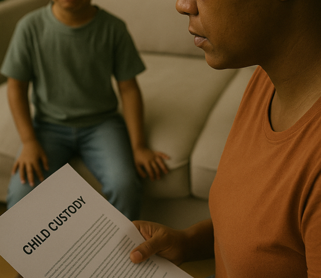 Two people smiling during outreach